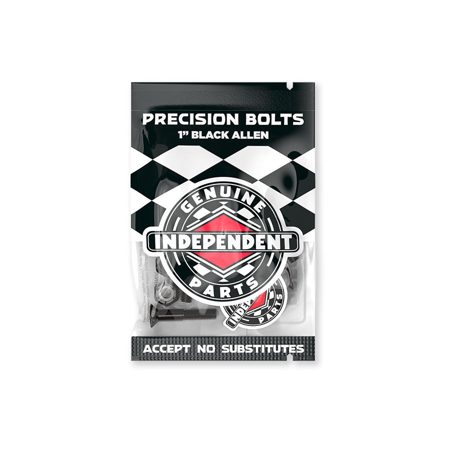 Independent - Genuine Parts - 1" Allen Hardware Black - Habibi Skate Shop