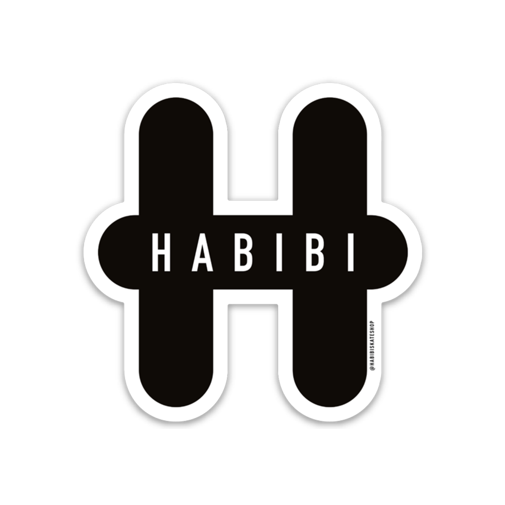 Habibi - Die Cut 3" x 3" - Habibi Skate Shop